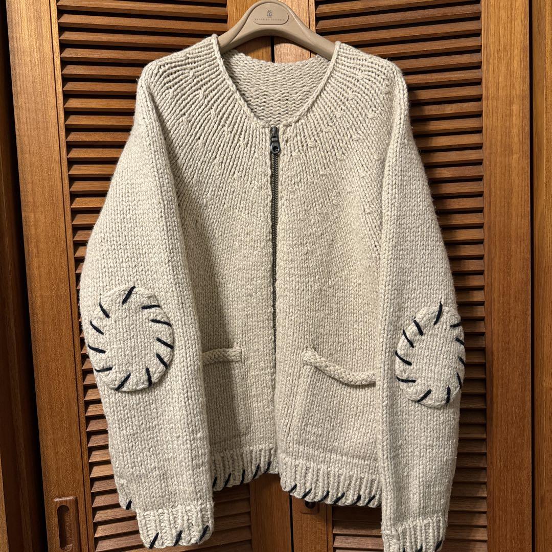 ALONE/アローン】別注 Cowichan Sweater（ニット／セーター）｜L
