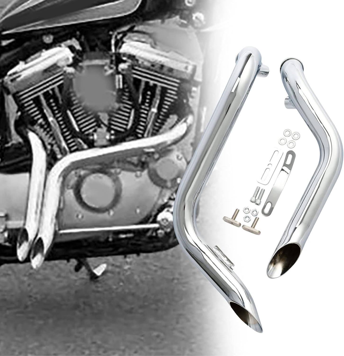 オートバイ 1 75 34;ドラッグパイプ排気ハーレースポーツスター XL 883 1200 ソフテイルダイナツーリング 198  売買されたオークション情報 落札价格 【au payマーケット】の商品情報をアーカイブ公開