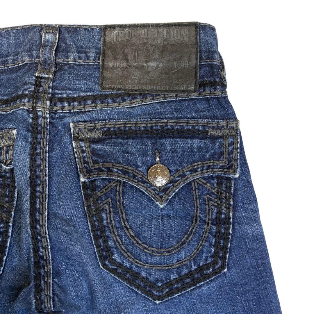 レア極太黒ステッチ true religion ricky superQTデニム 売買されたオークション情報 落札价格 【au  payマーケット】の商品情報をアーカイブ公開