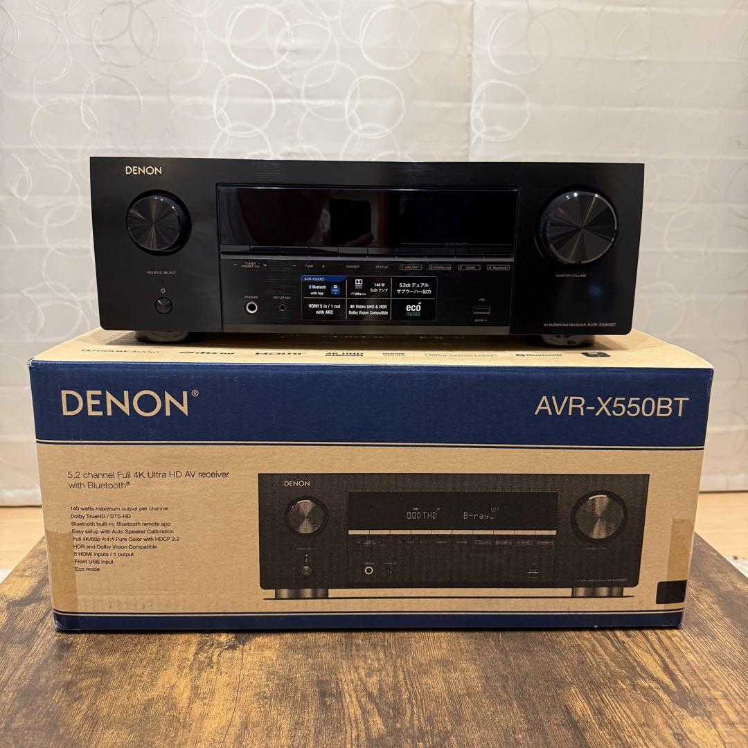 DENON AVRX550BT AVアンプ 美品 売買されたオークション情報 落札价格 【au payマーケット】の商品情報をアーカイブ公開