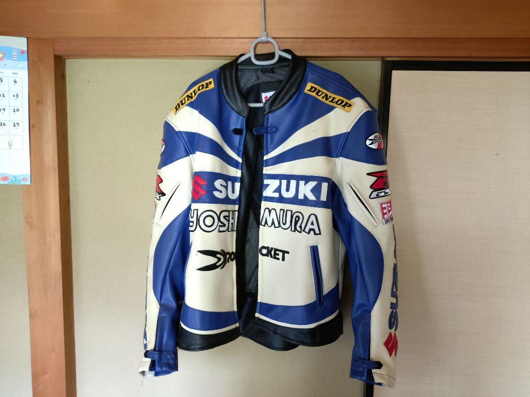 美品】GSX-R バイクジャケット SUZUKI ヨシムラ レザージャケット