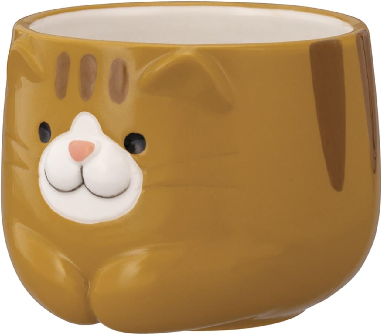 デコレコーポレーション 猫湯呑み とら サイズ：約W8 D8 3 H6 2 MG38592 売買されたオークション情報 落札价格 【au  payマーケット】の商品情報をアーカイブ公開