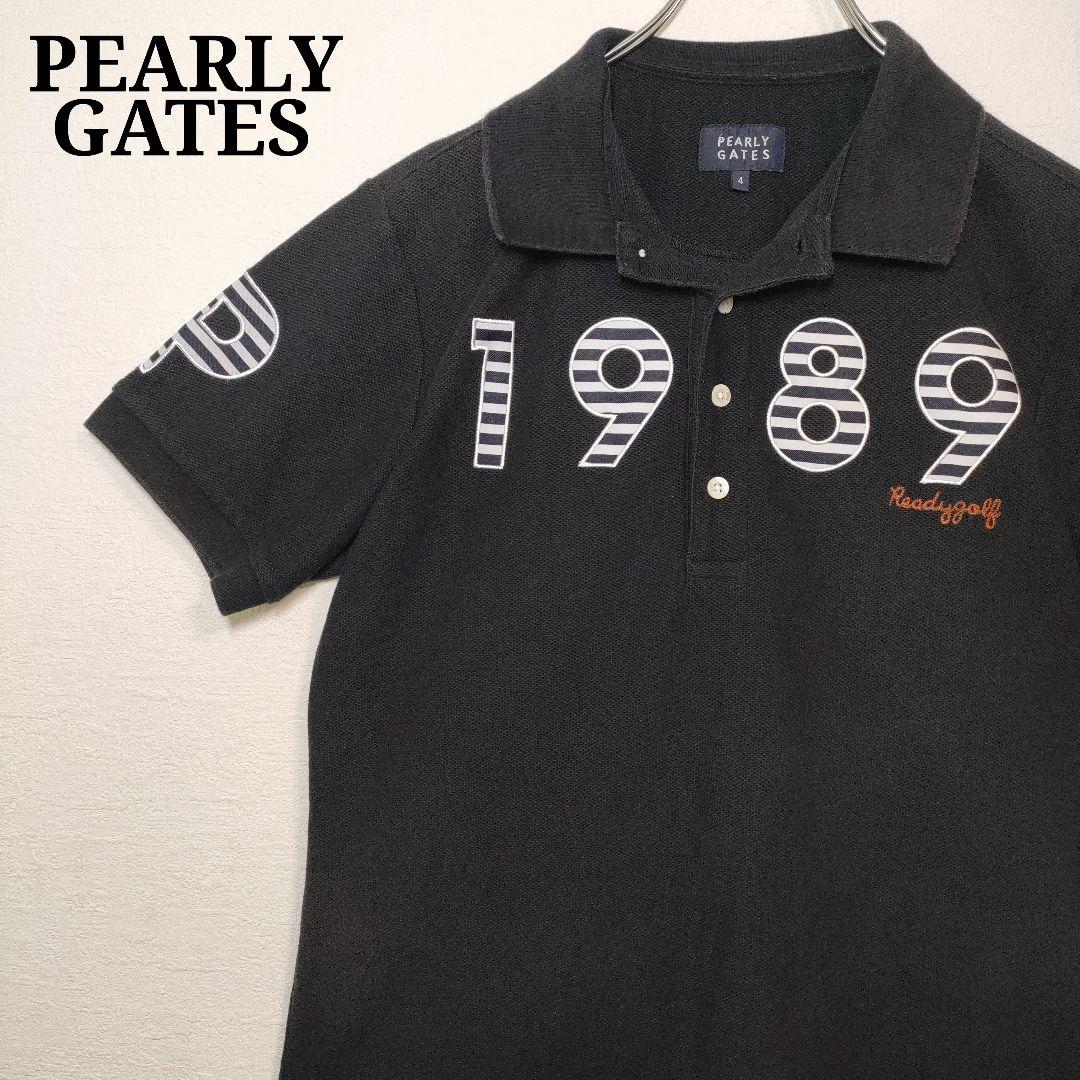 第一ネット 中古 美品 パーリーゲイツ 半袖ポロシャツ メンズ SIZE 4 M メンズウェア