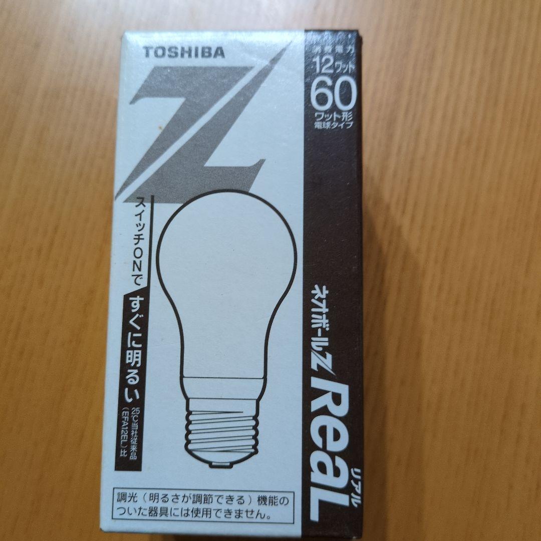 TOSHIBA Z Real 60W LED電球 E26 1個 売買されたオークション