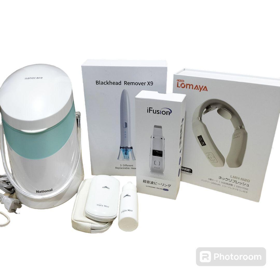 美顔器 5点セット Panasonic スチーマー ミスト 毛穴吸引機 売買されたオークション情報 落札价格 【au  payマーケット】の商品情報をアーカイブ公開
