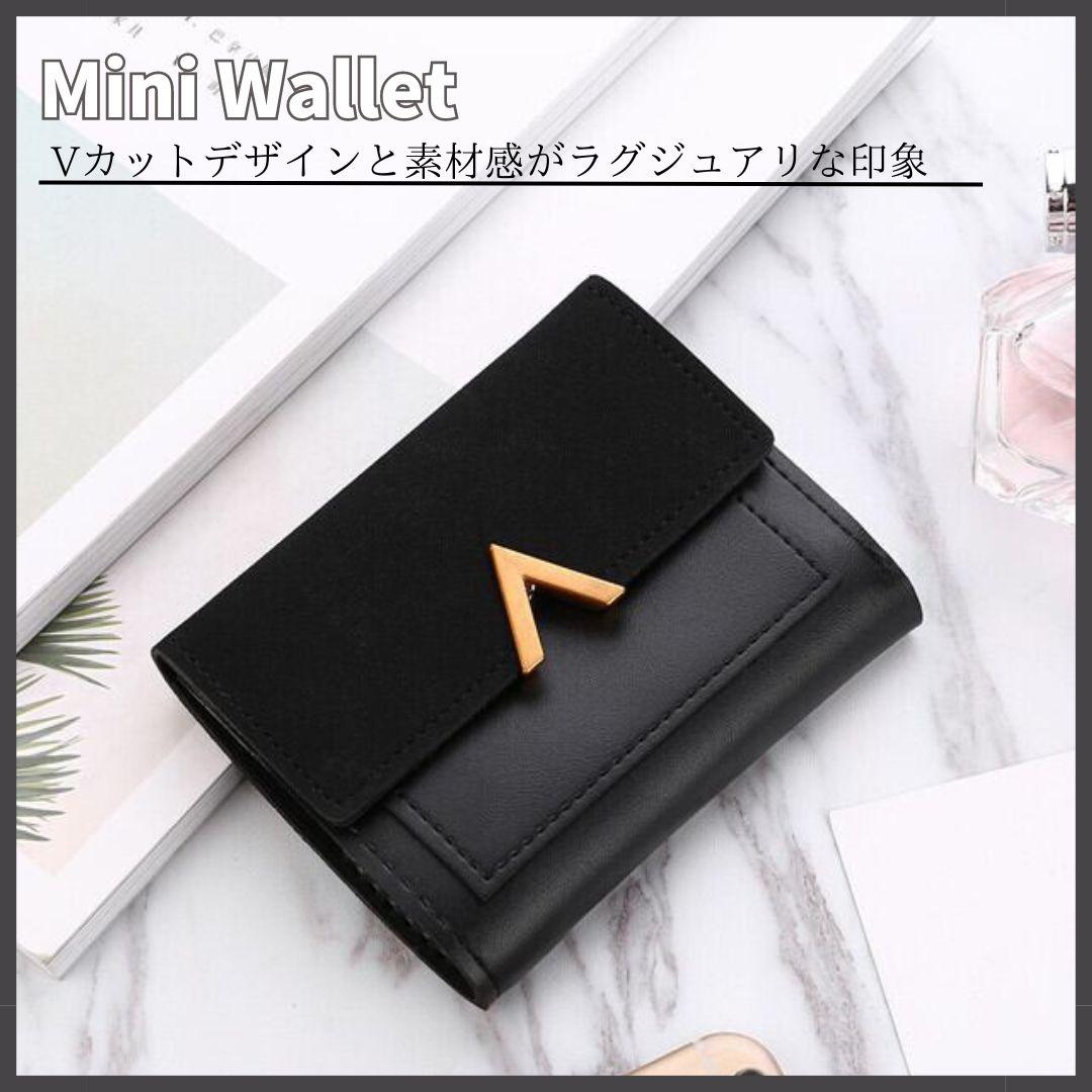 ミニ財布 黒 ブラック 金具 お洒落 ラグジュア感 2つ折り財布 売買されたオークション情報 落札价格 【au  payマーケット】の商品情報をアーカイブ公開