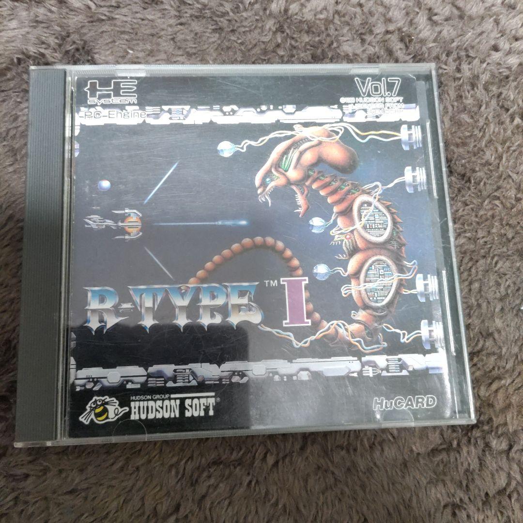 P-9)PCエンジンHuカード R-TYpeⅠ/Ⅱ (Huカード・ケース・説明書） - シューティング