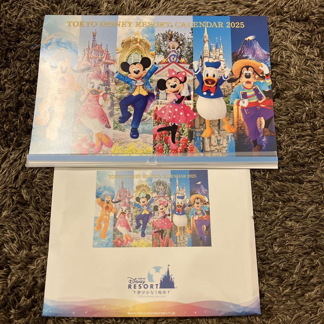 非売品】東京ディズニーリゾート カレンダー 壁掛け2025 TDR