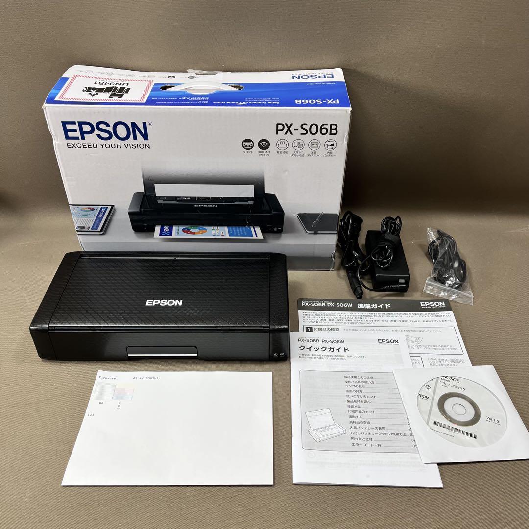 EPSON インクジェットモバイルプリンター PX-S06B