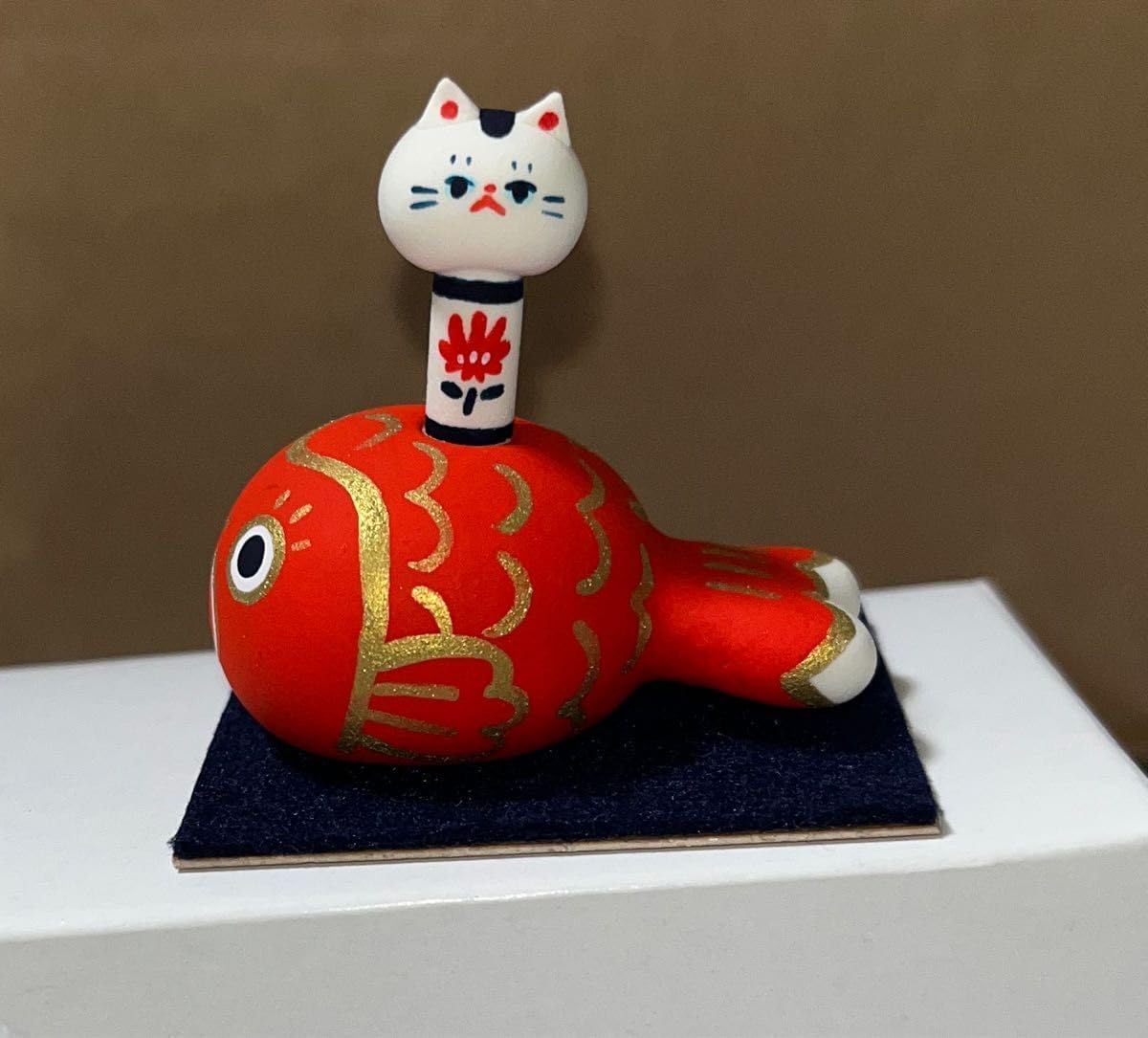 マルコロチャン marucoro chan 猫 置物 金魚 にゃんこけし こけし 作家 売買されたオークション情報 落札价格 【au  payマーケット】の商品情報をアーカイブ公開