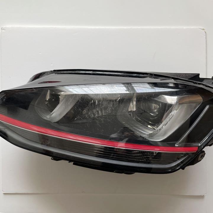 送料込 VW ゴルフ7 VII GTI HID 純正ヘッドライト 左