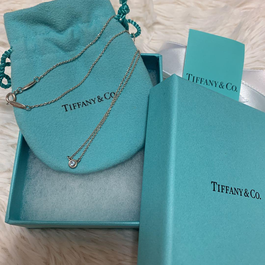 Tiffany ティファニー ネックレス バイザヤード アクアマリン