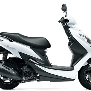 新車】スズキ ＳＷＩＳＨ 125cc 白