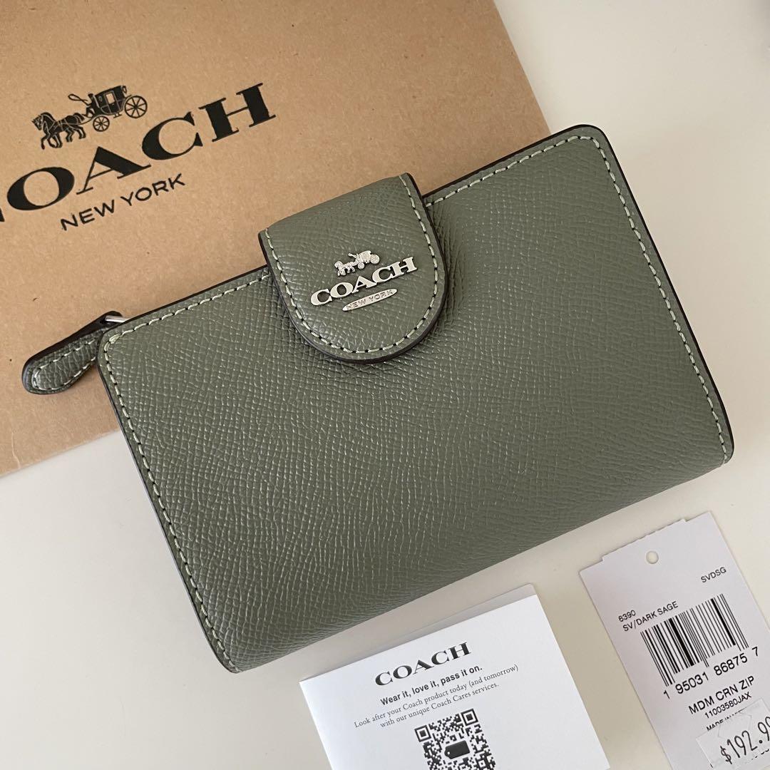 COACH コーチ 長財布 シグネチャー サドル ブラウン 茶色 ストライプ