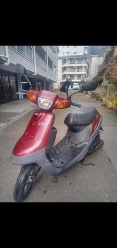 整備済】ヤマハ アプリオ レッド 2st 原付 バイク 50cc スクーター