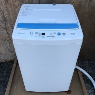 配送・設置無料❗️SANYO 中容量6.0kg 風乾燥搭載 洗濯機 太けれ