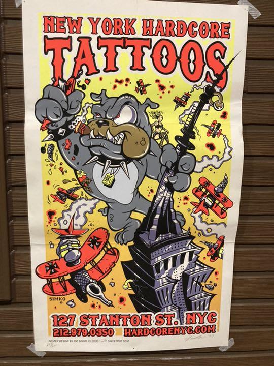 NYHC tattoo ポスター 貴重 激レア