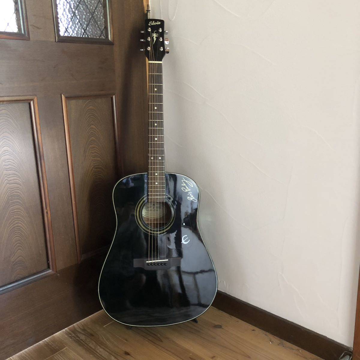 エピフォンepiphone ee 101 エルビス プレスリー elvis presley black ギブソン gibson ソフトケース アコースティックギター Fender