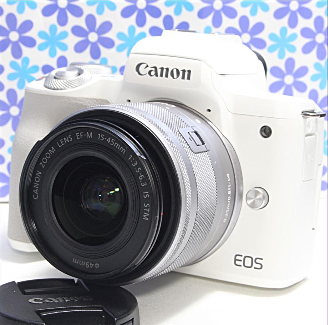 Wi-Fi&Bluetooth搭載❤️Canon EOS kiss M2❤️極美品❤