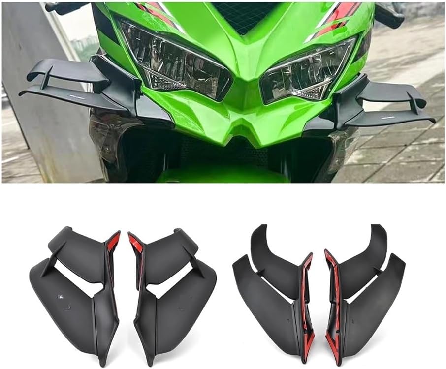 サイドパネル ZX 4R 4RR 25R バイクウイングレット空力ウイングキットスポイラーカワサキ用 ZX4R ZX4RR ZX25