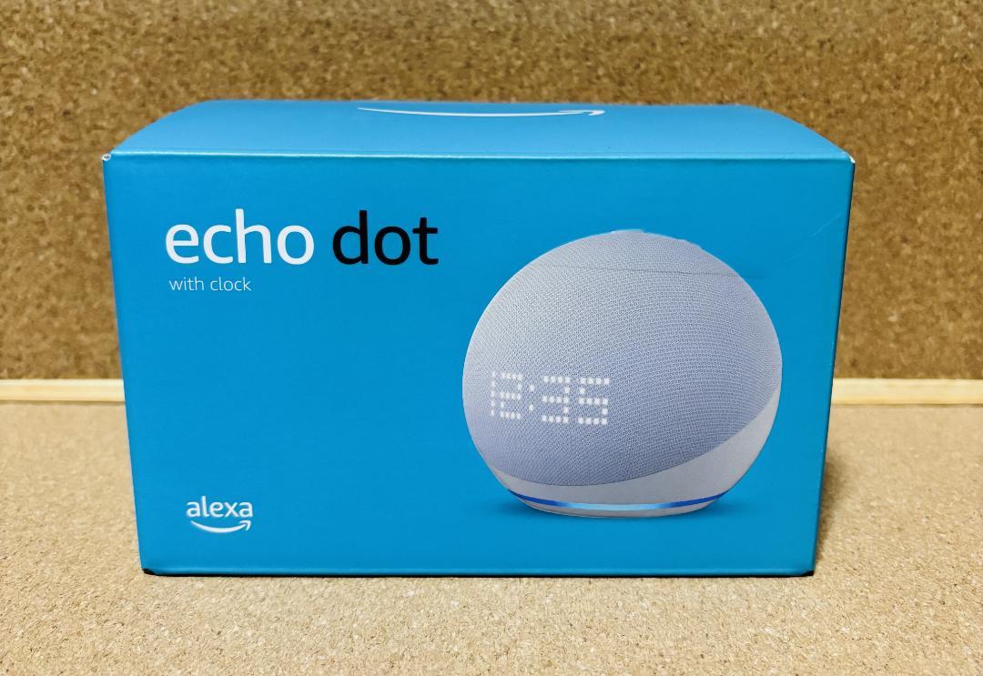 Echo Dot with clock 第5世代　グレーシャーホワイト