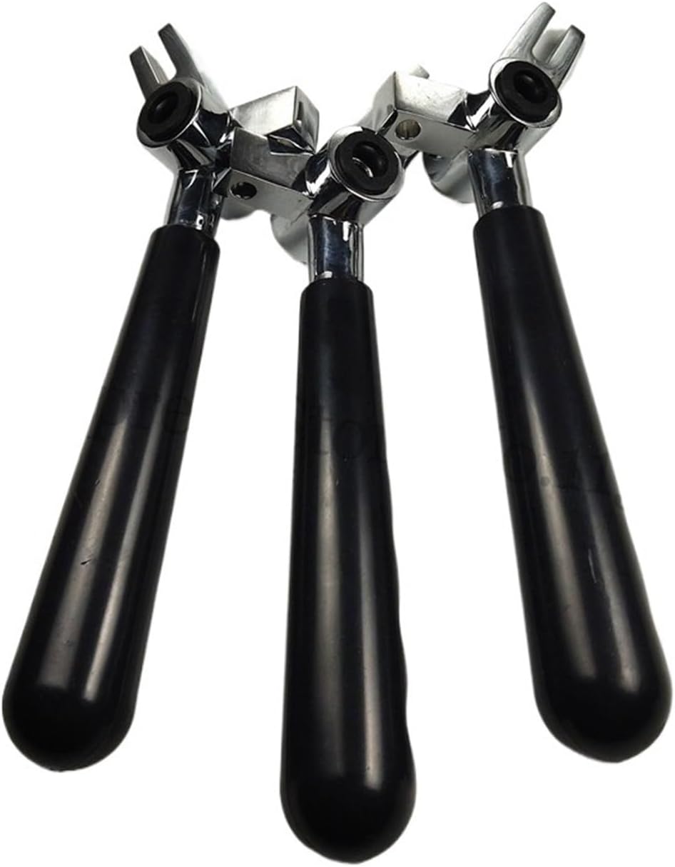 3 Straight Hand Levers Accessories Black Color Handles,Compatible