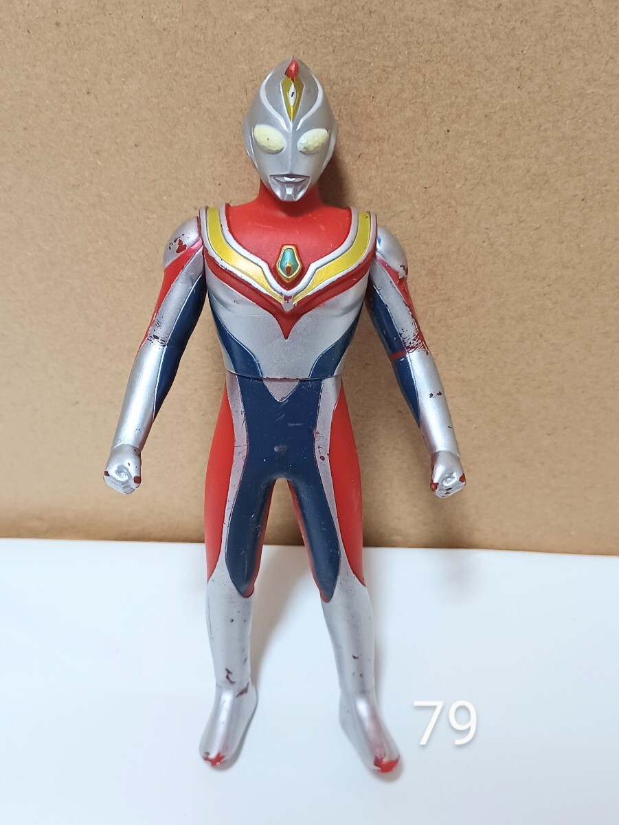 ウルトラマンダイナ　14cm　ソフビ　フィギュア　ウルトラヒーローシリーズ　ウルトラ怪獣シリーズ　当時物　79