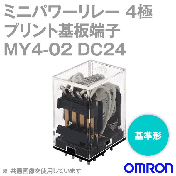 オムロン(OMRON) MY4-02 DC24V プリント基板端子 NN