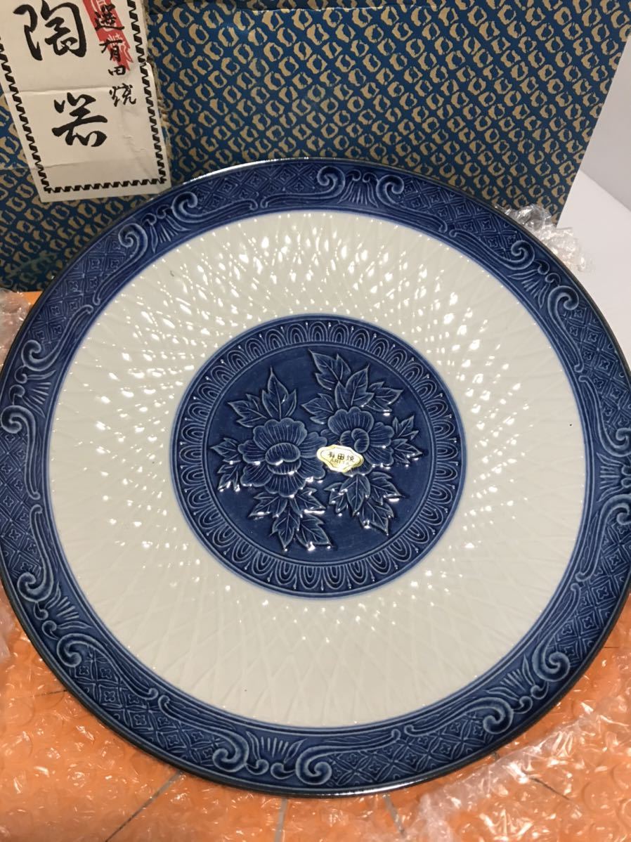 ワンピなど最旬ア！ 未使用 有田焼 特撰 12枚 大皿 25cm 中皿小皿 12枚 セット 高級 食器