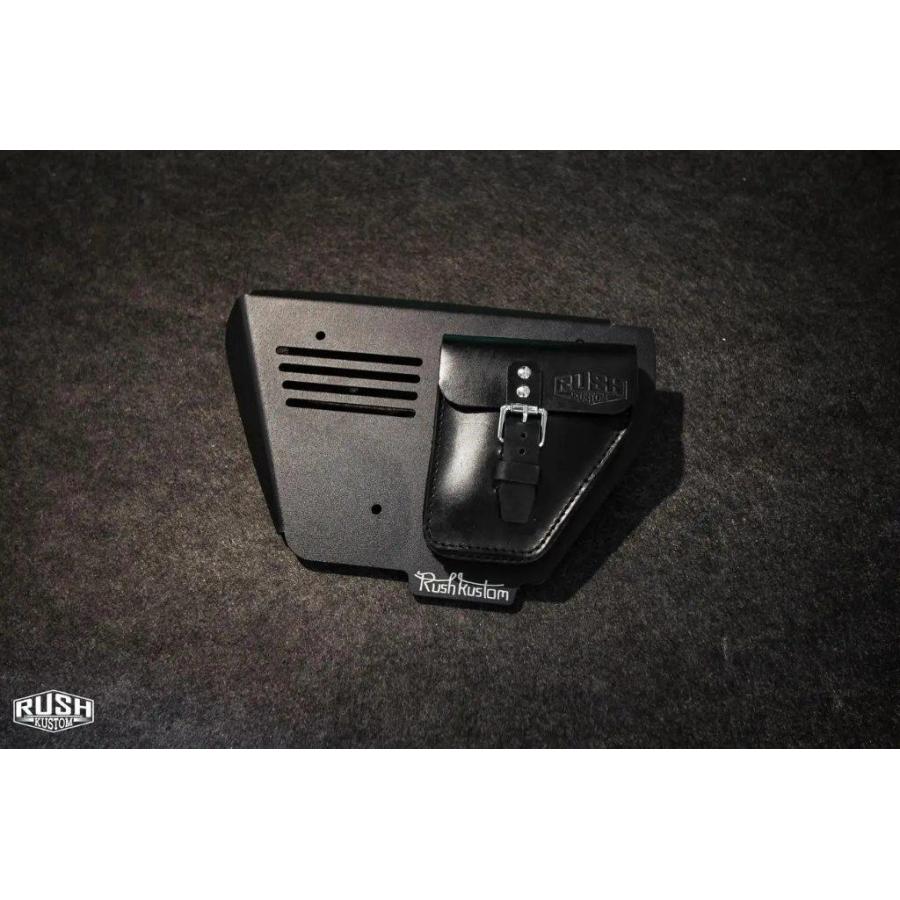 Rush Kustom ラッシュカスタム Left Side plate cover small bag