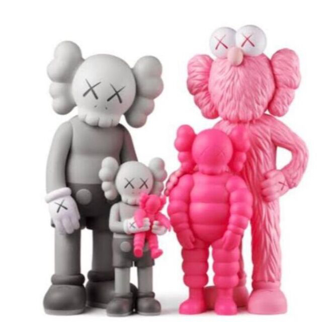 kaws family pink カウズ ファミリー