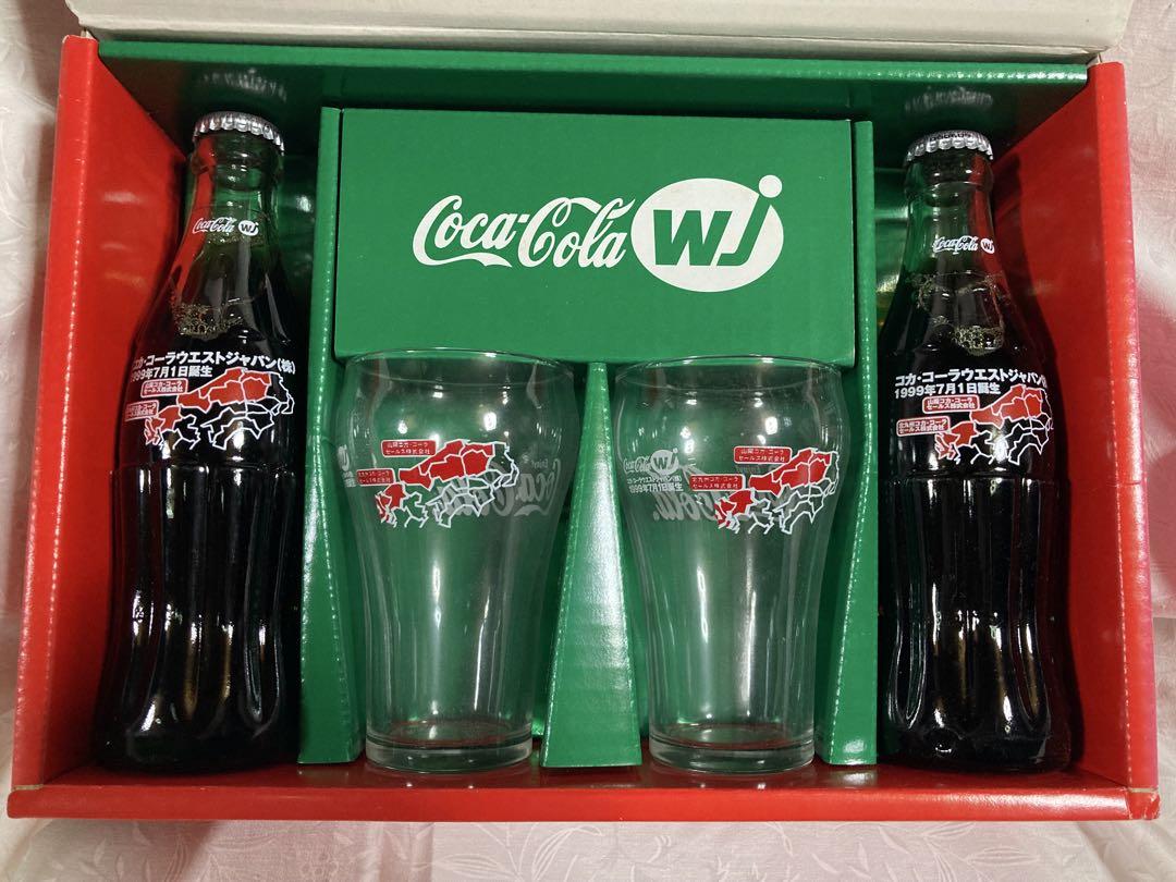 コカコーラ ウエストジャパン 記念ボトル グラスセット（1999年