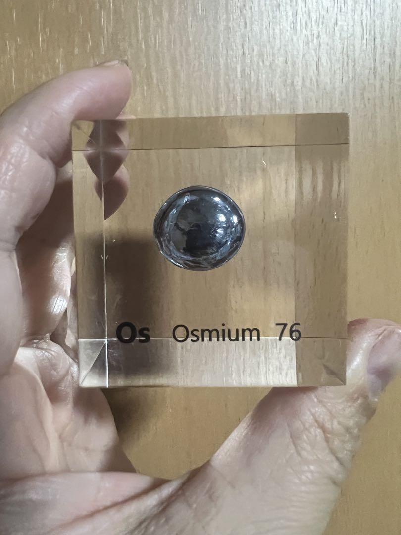高品質の人気 原子番号76 Os 希少金属 元素標本 30g オスミウム 彫刻・オブジェ