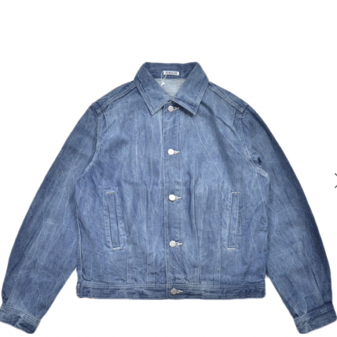 SELVEDGE FADED LIGHT DENIM BLOUSON SELVEDGE FADED LIGHT DENIM BLOUSON
