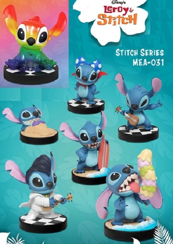 即納！最大半額！ リロ＆スティッチ ミニ・スタチュー ☆新品～未開封 7体セット リロ＆スティッチ