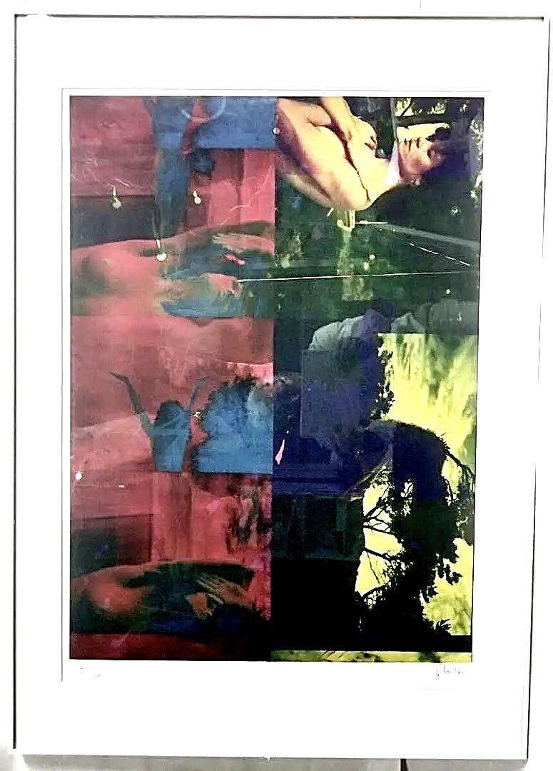 希少 渡辺美香子 HAPPINESS シルクスクリーン 版画 リトグラフ