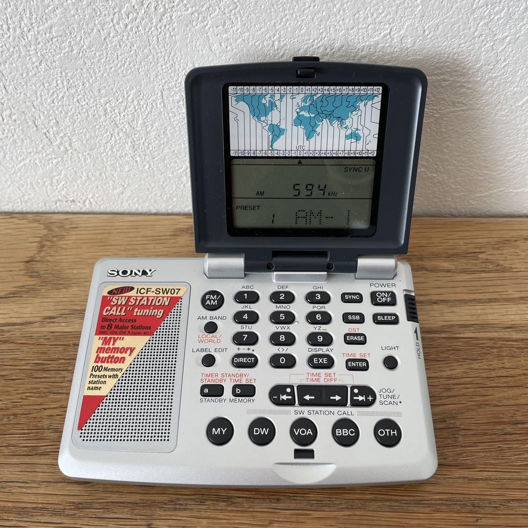 ソニーSONY ワールドバンドレシーバー ICF-SW07